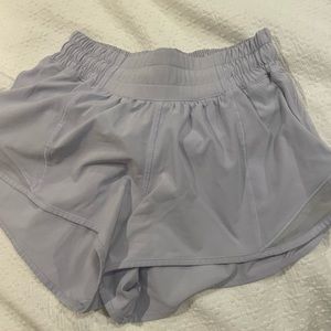 Blue/Gray Lululemon Hotty Hot Shorts 2.5 in
